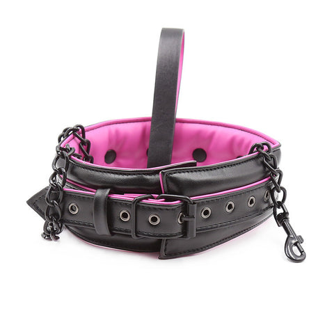 BDSM Faux Leather Bondage Restraint Set - Collar, Leash, and Handcuffs BDSM Faux Leather Bondage Restraint Set - Collar, Leash, and Handcuffs
