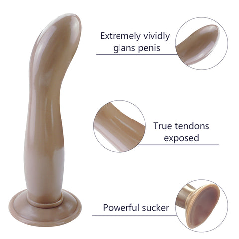 MD 9.45" Strap On Dildo Harness Kit - Brown MD 9.45" Strap On Dildo Harness Kit - Brown