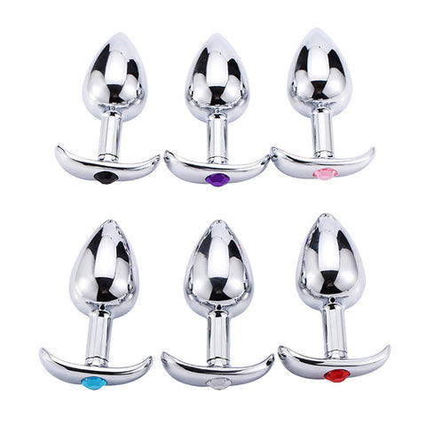 RY Crystal Jewelled Stainless Steel Anal Plug 3 Size in 1 Pack RY Crystal Jewelled Stainless Steel Anal Plug 3 Size in 1 Pack
