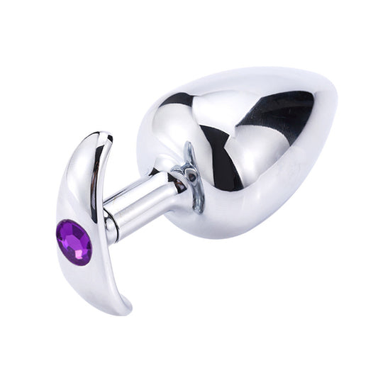 RY Crystal Jewelled Stainless Steel Anal Plug 3 Size in 1 Pack