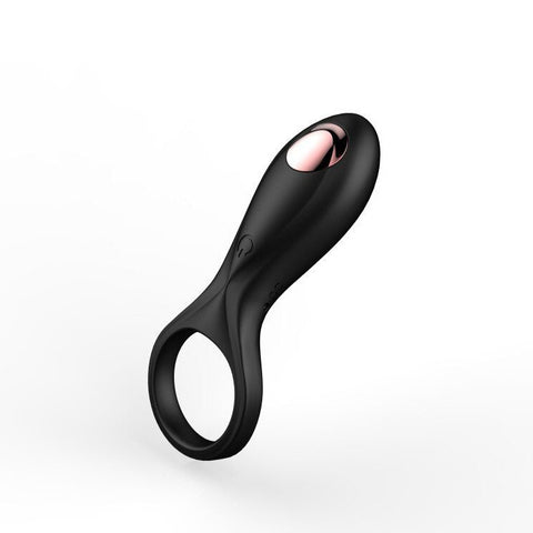 MRMAN Vibrating Penis Ring Couples Ring USB Rechargeable - Black