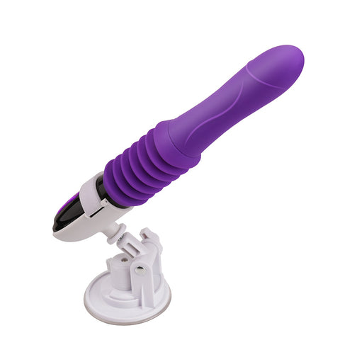 HC Automatic Telescopic Auto Thrusting Sex Machine / Vibrating Dildo