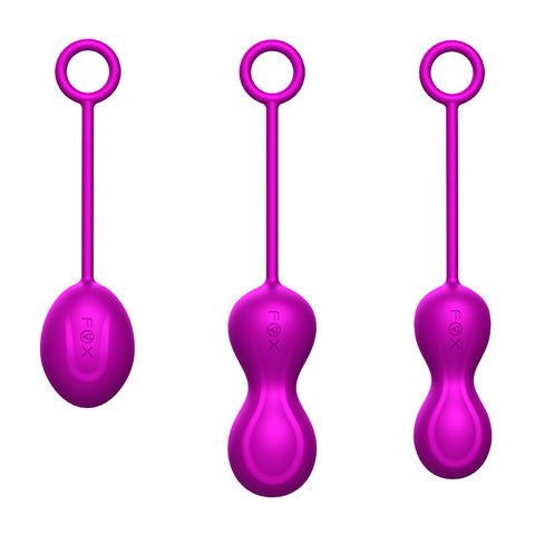 FOX M5 Duo Kegel Ben Wa Balls Pelvic Floor Exercise 3in1 Set FOX M5 Duo Kegel Ben Wa Balls Pelvic Floor Exercise 3in1 Set