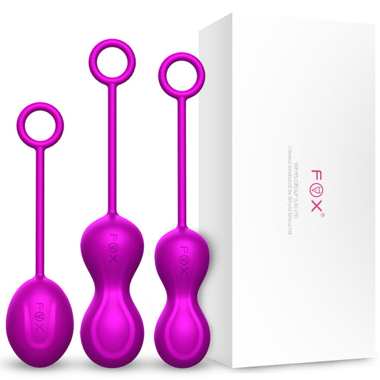 FOX M5 Duo Kegel Ben Wa Balls Pelvic Floor Exercise 3in1 Set