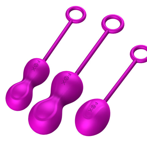 FOX M5 Duo Kegel Ben Wa Balls Pelvic Floor Exercise 3in1 Set FOX M5 Duo Kegel Ben Wa Balls Pelvic Floor Exercise 3in1 Set
