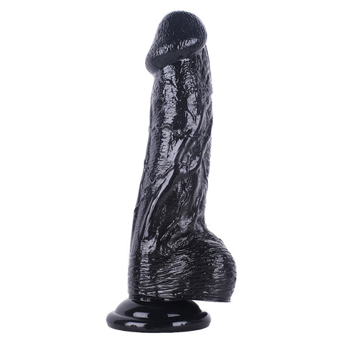 MD 9.84" Super Realistic Thick Dildo - Black MD 9.84" Super Realistic Thick Dildo - Black