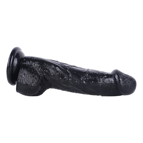 MD 9.84" Super Realistic Thick Dildo - Black MD 9.84" Super Realistic Thick Dildo - Black