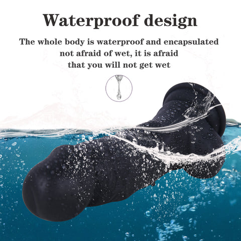 MD 7.48" Mustang Silicone Thick Realistic Dildo - Black MD 7.48" Mustang Silicone Thick Realistic Dildo - Black