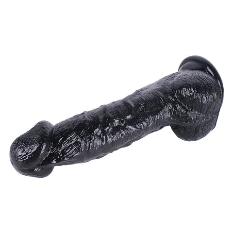 MD 9.84" Super Realistic Thick Dildo - Black MD 9.84" Super Realistic Thick Dildo - Black