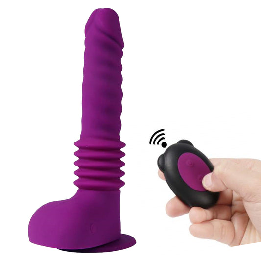 MD Isiah Remote Control Auto Thrusting Vibrating Dildo