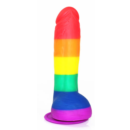 AIX 20.5cm Rainbow Realistic Dildo