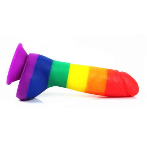 AIX 20.5cm Rainbow Realistic Dildo AIX 20.5cm Rainbow Realistic Dildo