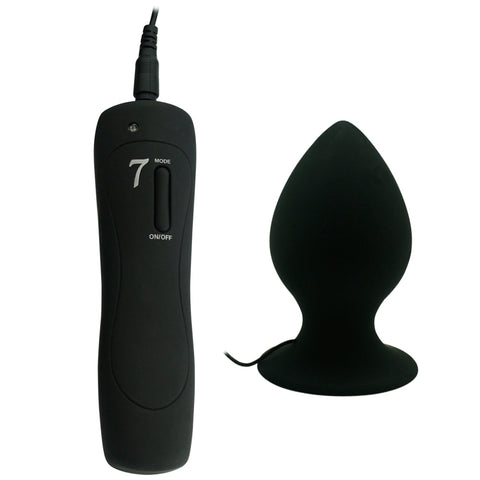 Aphrodisia - Large Vibrating Anal Plug - Black Aphrodisia - Large Vibrating Anal Plug - Black