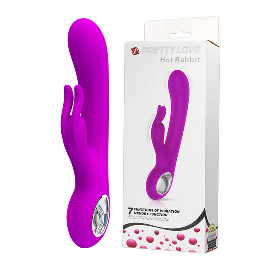 Pretty Love Hot - Auto Heating Dual-Motors Rabbit Vibrator