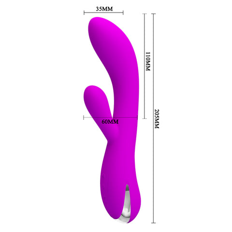 PRETTY LOVE Wilbur Auto Heating G-Spot Rabbit Vibrator PRETTY LOVE Wilbur Auto Heating G-Spot Rabbit Vibrator