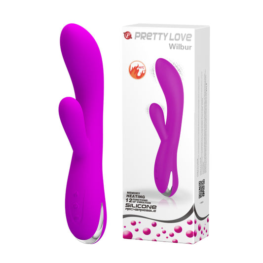 PRETTY LOVE Wilbur Auto Heating G-Spot Rabbit Vibrator