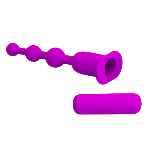 PRETTY LOVE Hermosa Vibrating Anal Beads / Butt Plug PRETTY LOVE Hermosa Vibrating Anal Beads / Butt Plug