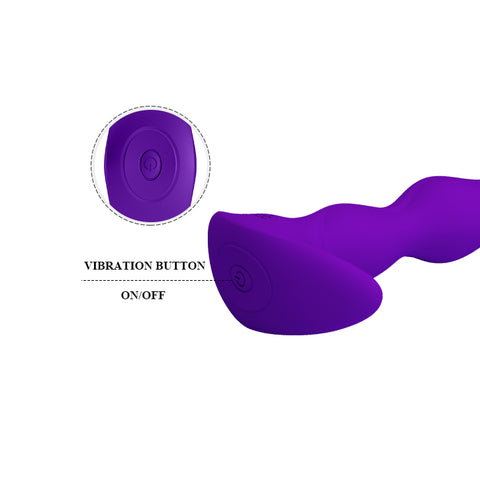 Pretty Love Yale Silicone Anal Vibrator - Purple Pretty Love Yale Silicone Anal Vibrator - Purple