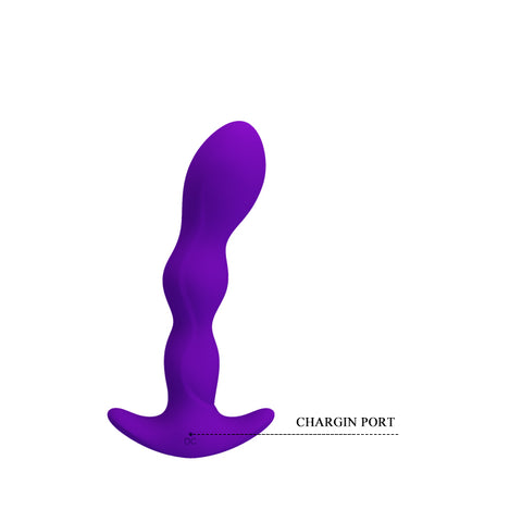 Pretty Love Yale Silicone Anal Vibrator - Purple Pretty Love Yale Silicone Anal Vibrator - Purple