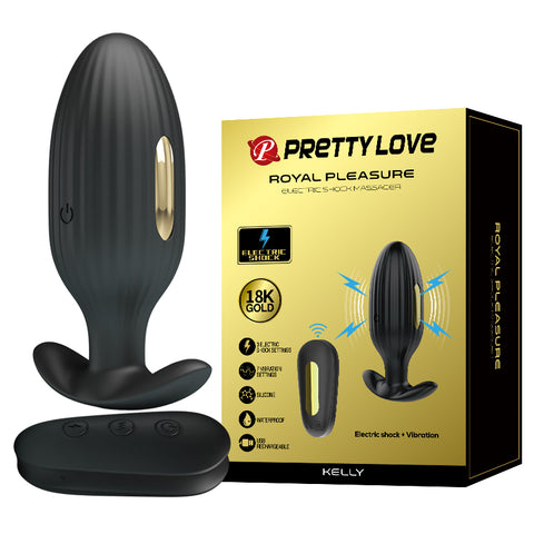 Pretty Love Royal Pleasure Electric Shock Anal Vibrator Pretty Love Royal Pleasure Electric Shock Anal Vibrator