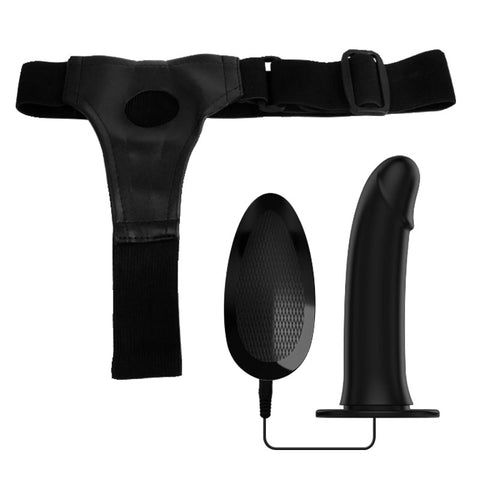 PRETTY LOVE Vito Strap-On Dildo Vibrator - Adjustable Harness for Couples PRETTY LOVE Vito Strap-On Dildo Vibrator - Adjustable Harness for Couples