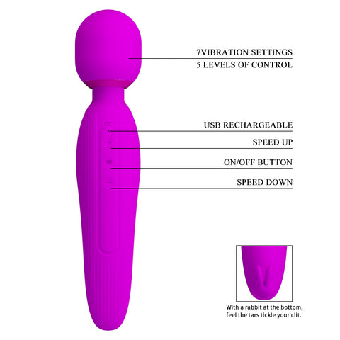 Pretty Love Curtis - Wand Vibrator / Personal Massager Pretty Love Curtis - Wand Vibrator / Personal Massager