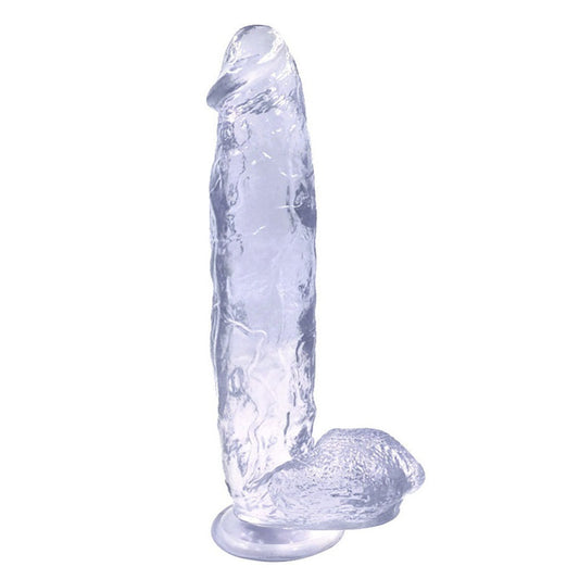 MD 30cm Huge Realistic Dildo - Crystal Blue Fantasy Toy