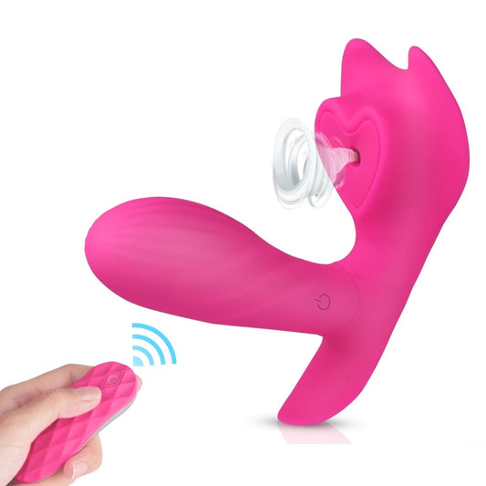 Ailighter Wearable Remote Control Suction & G-Spot Vibrator