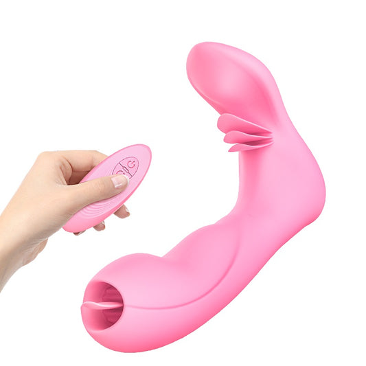 DIBE Butterfly 4 Deluxe Remote Control Wearable Vibrator - Auto Heating & Licking