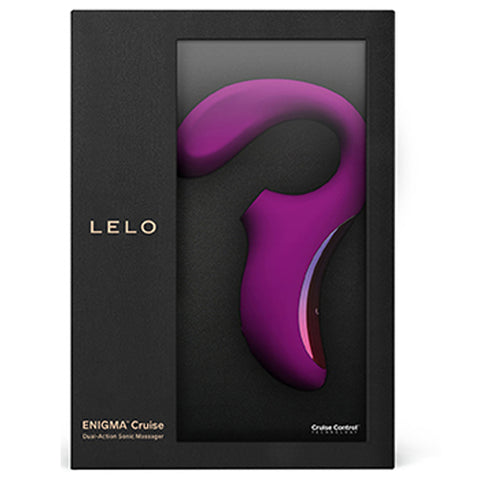 LELO Enigma Cruise Deep Rose Clitoral & G-Spot Suction Vibrator LELO Enigma Cruise Deep Rose Clitoral & G-Spot Suction Vibrator
