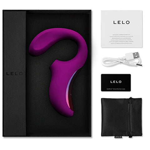 LELO Enigma Cruise Deep Rose Clitoral & G-Spot Suction Vibrator LELO Enigma Cruise Deep Rose Clitoral & G-Spot Suction Vibrator