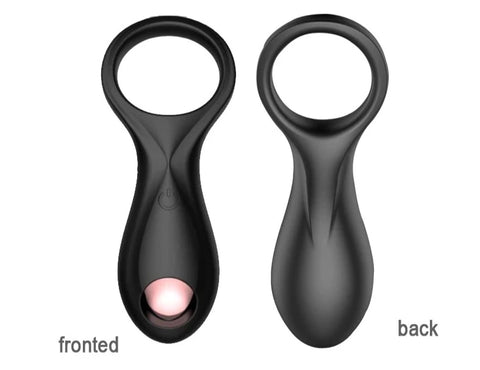 MRMAN Vibrating Penis Ring Couples Ring USB Rechargeable - Black