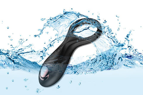 MRMAN Vibrating Penis Ring Couples Ring USB Rechargeable - Black MRMAN Vibrating Penis Ring Couples Ring USB Rechargeable - Black