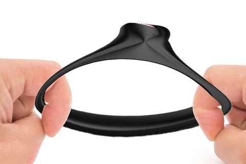 MRMAN Vibrating Penis Ring Couples Ring USB Rechargeable - Black