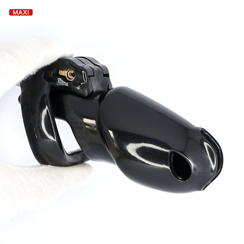 Imprison Bird A777 Male Chastity Device Penis Cage Kit - 4 Sizes with 4 Rings/Black Imprison Bird A777 Male Chastity Device Penis Cage Kit - 4 Sizes with 4 Rings/Black