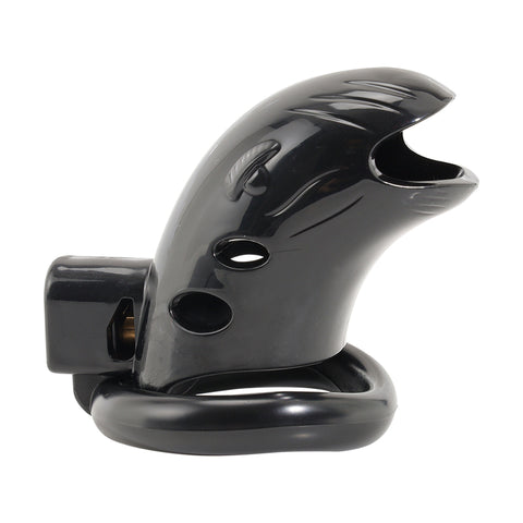 MD Bird Male Chastity Cage Penis Cage - Black 3 Rings MD Bird Male Chastity Cage Penis Cage - Black 3 Rings