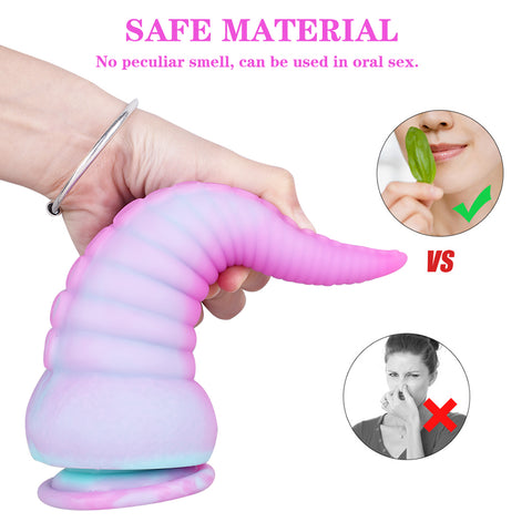 MD 8.86 inch Octopus Tentacles Silicone Fantasy Dildo / Anal Plug - Purple-Blue