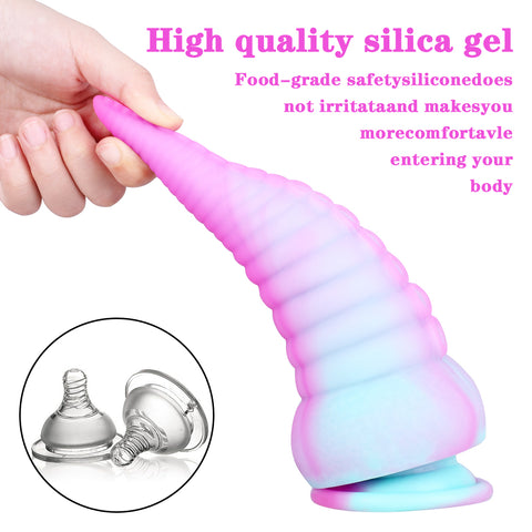 MD 8.86 inch Octopus Tentacles Silicone Fantasy Dildo / Anal Plug - Purple-Blue