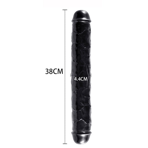 DY Crystal Double Penetration Dildo - Black 3 Size Optional DY Crystal Double Penetration Dildo - Black 3 Size Optional