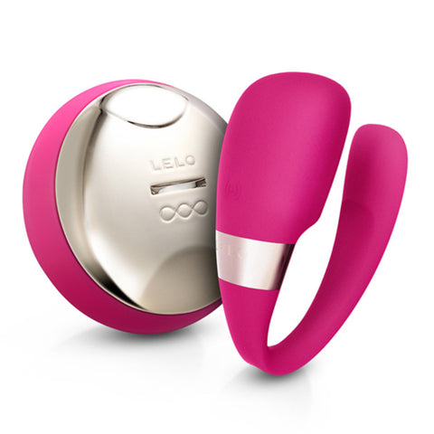 LELO Tiani 3 Cerise Remote Control Bullet Vibrator Couples Massager LELO Tiani 3 Cerise Remote Control Bullet Vibrator Couples Massager
