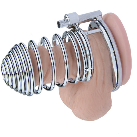 LHD BDSM Premium Stainless Steel Male Chastity Penis Cage / 3 Size LHD BDSM Premium Stainless Steel Male Chastity Penis Cage / 3 Size