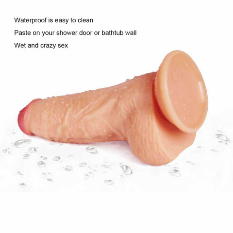 MD The King Super Realistic Silicone Dildo - Flesh MD The King Super Realistic Silicone Dildo - Flesh