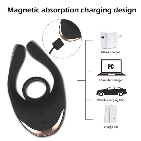 NV Toys Tide Remote Control Electric Shock Vibrating Penis Ring / Couples Vibrator NV Toys Tide Remote Control Electric Shock Vibrating Penis Ring / Couples Vibrator