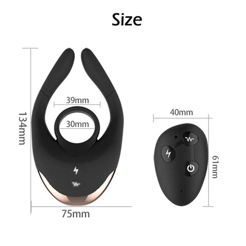 NV Toys Tide Remote Control Electric Shock Vibrating Penis Ring / Couples Vibrator NV Toys Tide Remote Control Electric Shock Vibrating Penis Ring / Couples Vibrator