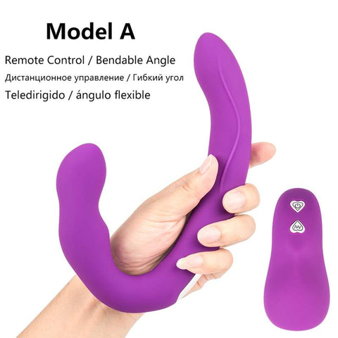 MD Tara Remote Control Strapless Strap-On - Vibrating Dildo for Couples Play MD Tara Remote Control Strapless Strap-On - Vibrating Dildo for Couples Play