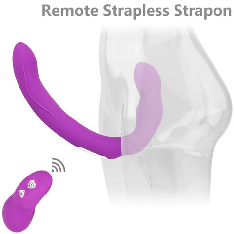 MD Tara Remote Control Strapless Strap-On - Vibrating Dildo for Couples Play MD Tara Remote Control Strapless Strap-On - Vibrating Dildo for Couples Play