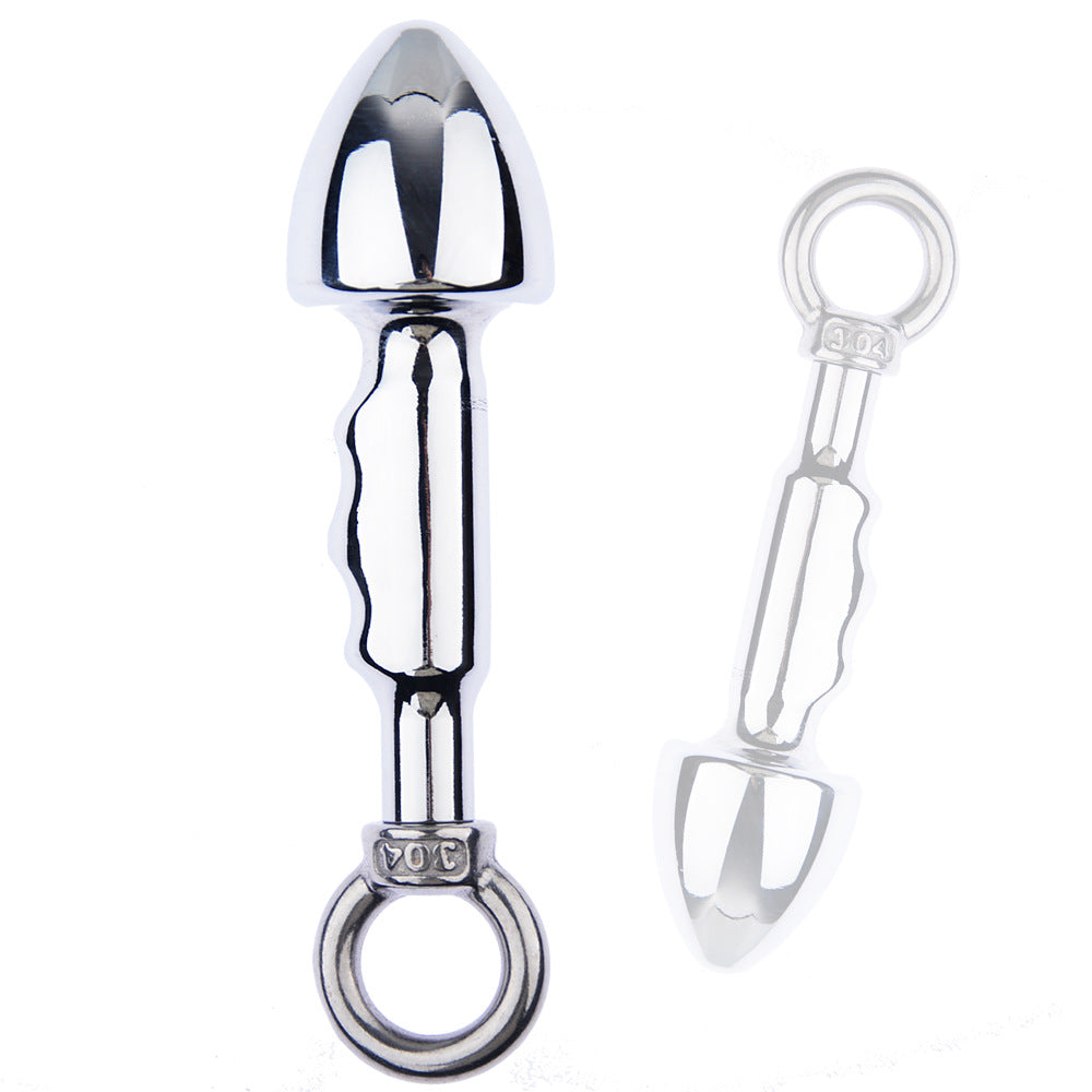LHD Stainless Steel Wearable Anal Plug