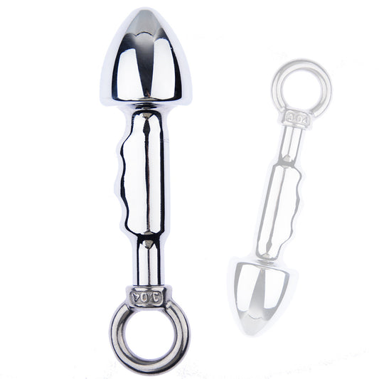 LHD Stainless Steel Wearable Anal Plug