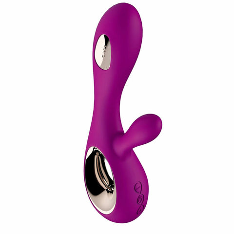 LELO Soraya Wave Deep Rose Rabbit Vibrator LELO Soraya Wave Deep Rose Rabbit Vibrator