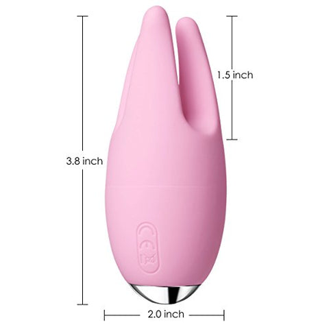 Svakom Cookie Sensual Triple Tip Vibrator - Pink Svakom Cookie Sensual Triple Tip Vibrator - Pink